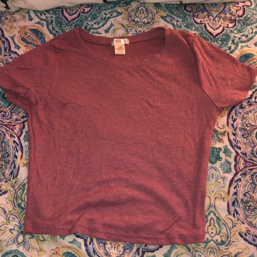 short sleeve crop top